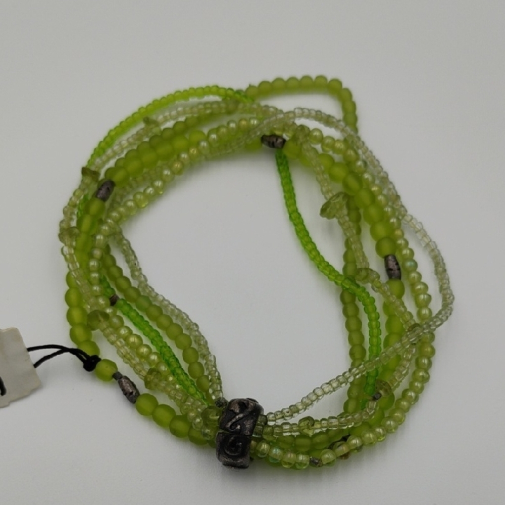 Chico's Lime Green Multi-Strand Bracelet - Picture 2 of 2